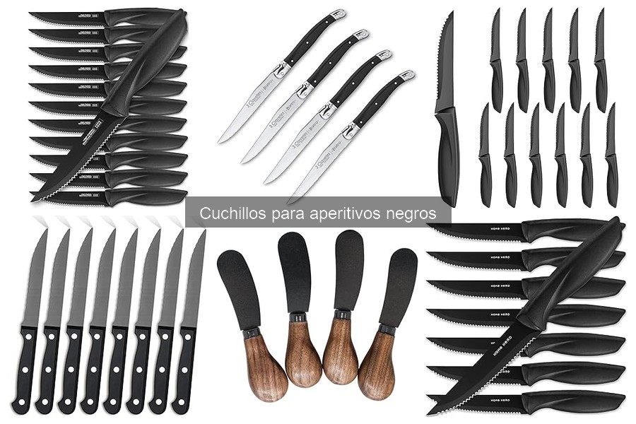 Opiniones sobre cuchillos para aperitivos negros