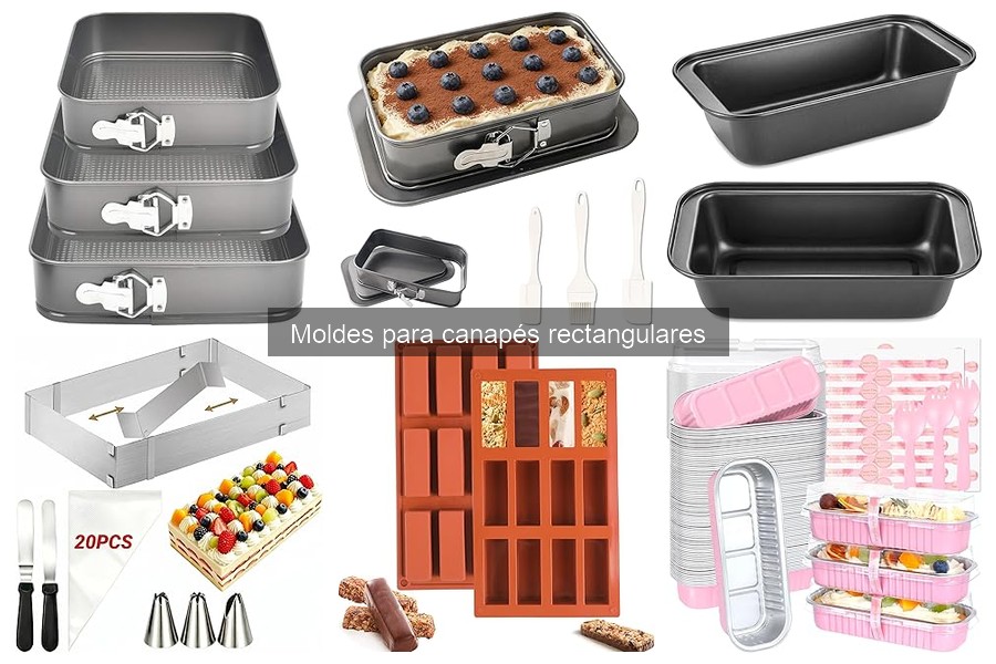 Opiniones sobre moldes para canapés rectangulares