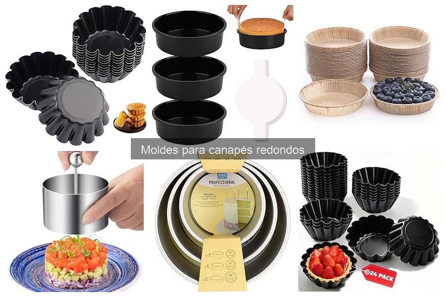 Opiniones sobre moldes para canapés redondos: análisis de marcas