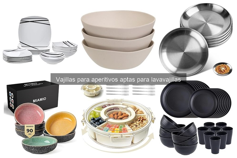 Opiniones sobre vajillas para aperitivos aptas para lavavajillas
