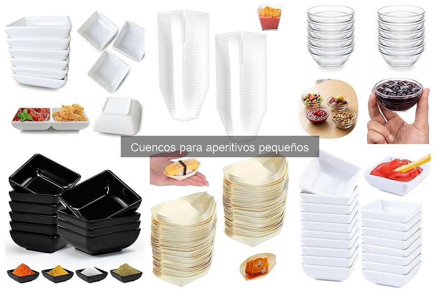 Packaging ecológico para cuencos de aperitivos pequeños