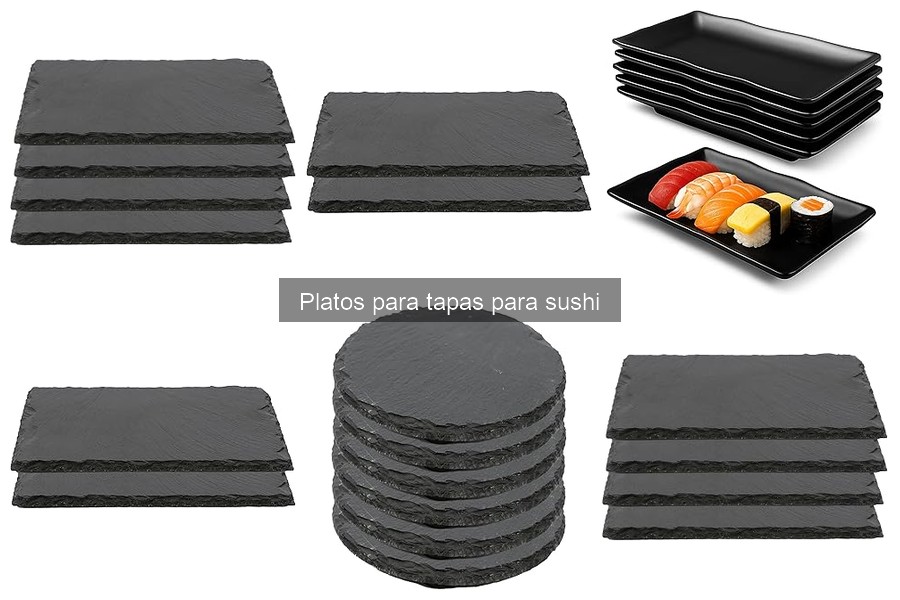 Platos para tapas de sushi: diseño y estética atractiva