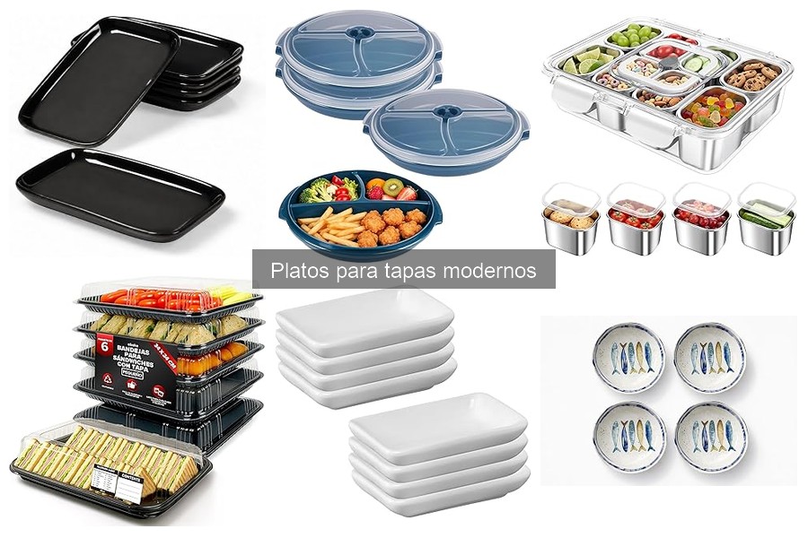 Platos para tapas modernos: características y evolución