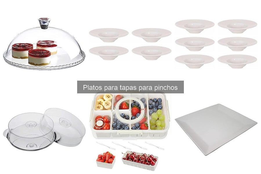 Platos para tapas personalizables ideales para eventos