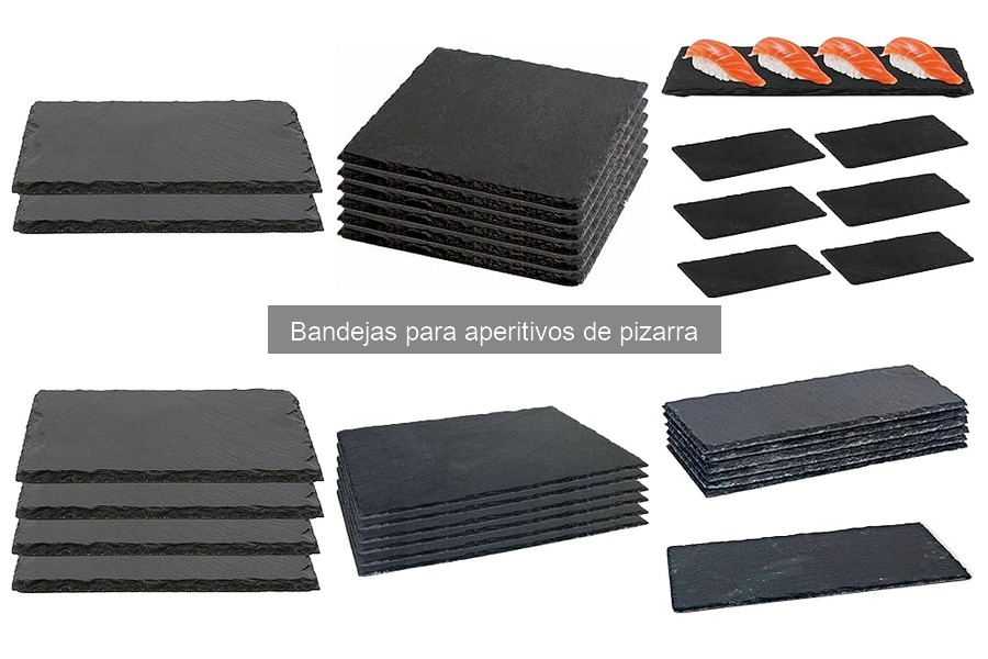 Precios de bandejas para aperitivos de pizarra