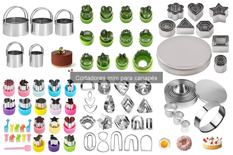 Precios de Cortadores Mini para Canapés: Guía de Costos