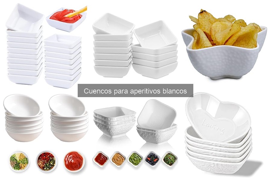 Precios de cuencos para aperitivos blancos en 2023