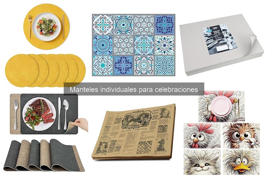 Precios de Manteles Individuales para Celebraciones