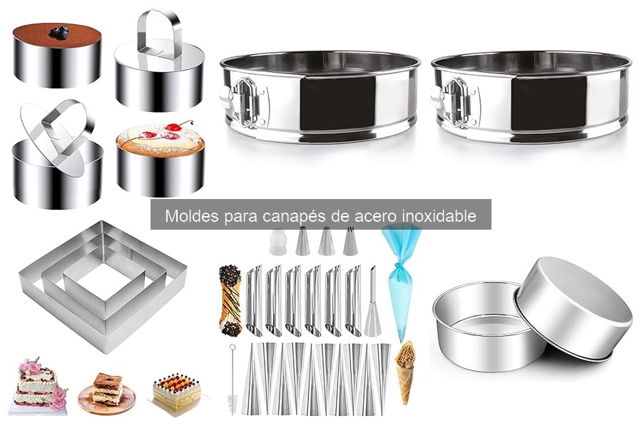 Precios de moldes de canapés de acero inoxidable en tu tienda