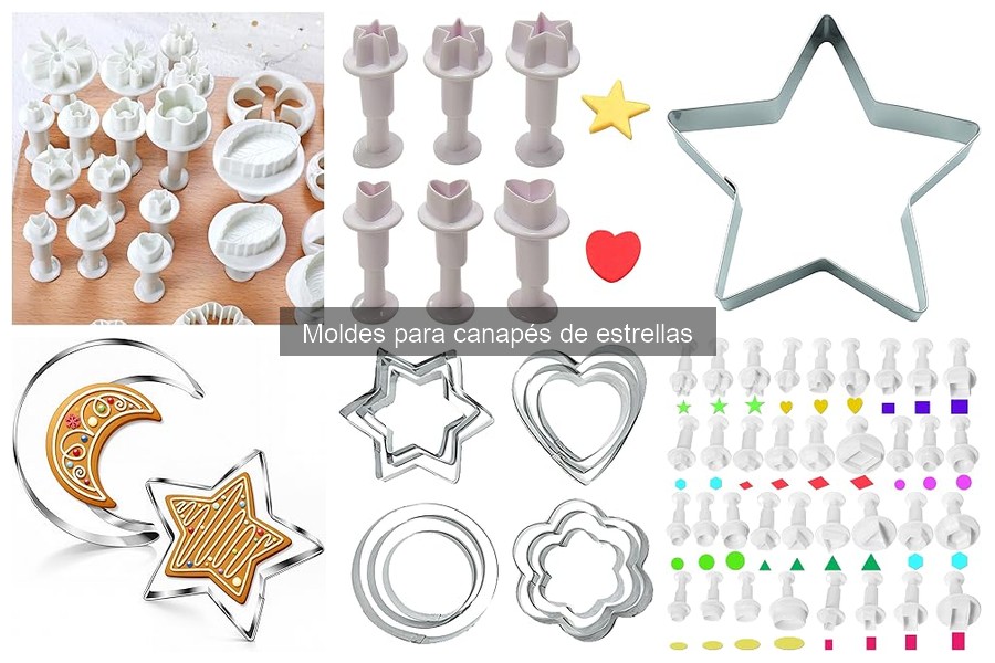 Precios de moldes para canapés de estrellas: ¡descubre las opciones!