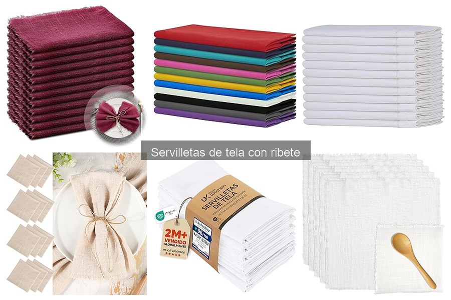 Precios de servilletas de tela con ribete: ¿Cuánto cuestan?