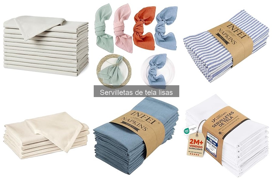 Preguntas Frecuentes sobre Servilletas de Tela Lisas