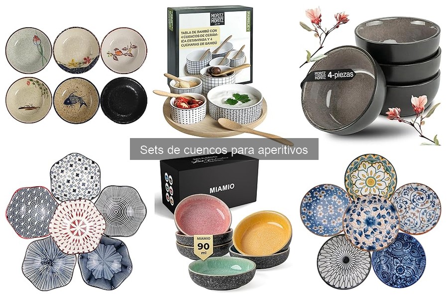 Presenta Aperitivos Creativos en Cuencos Elegantes