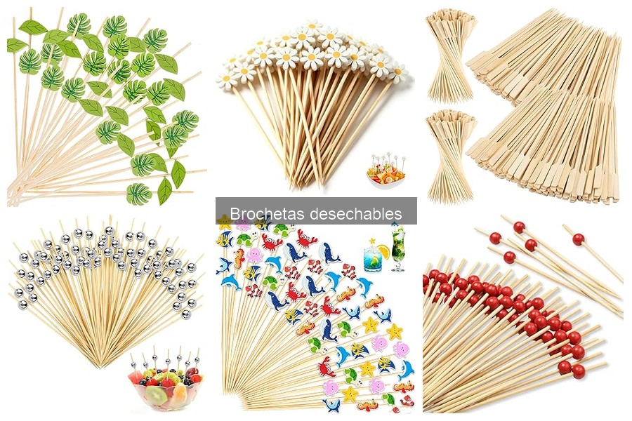 Problemas comunes al usar brochetas desechables