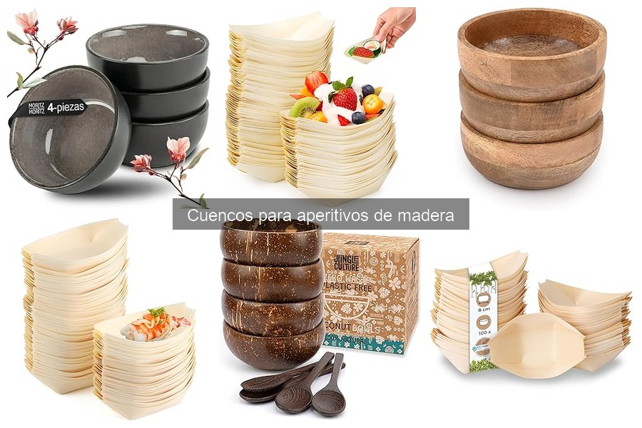 Problemas comunes al usar cuencos de madera para aperitivos