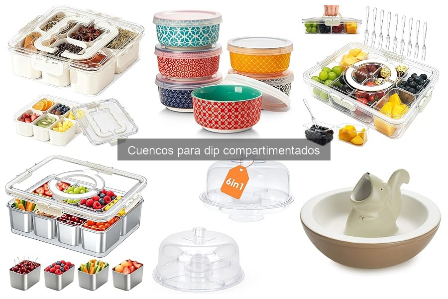 Problemas comunes al usar cuencos para dip compartimentados