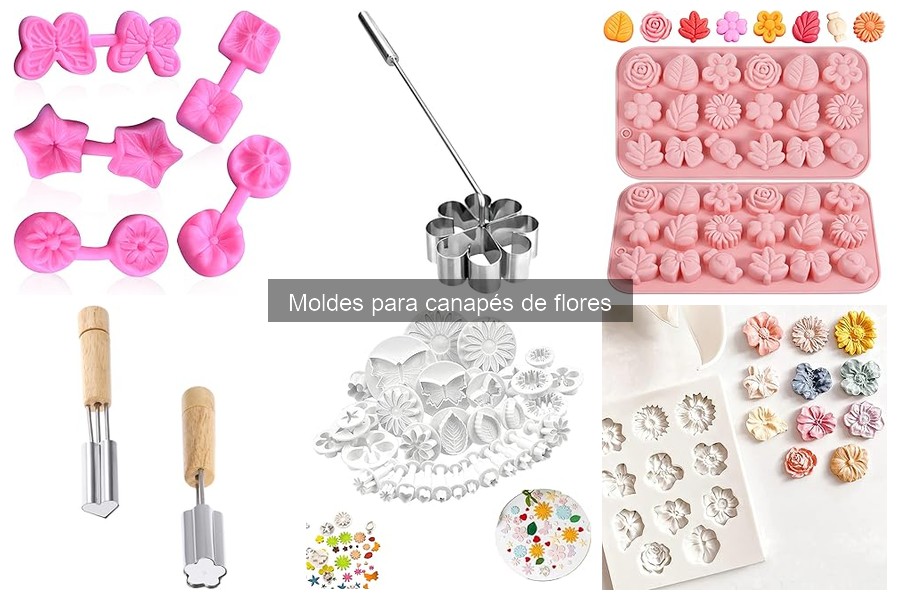 Problemas Comunes al Usar Moldes para Canapés de Flores
