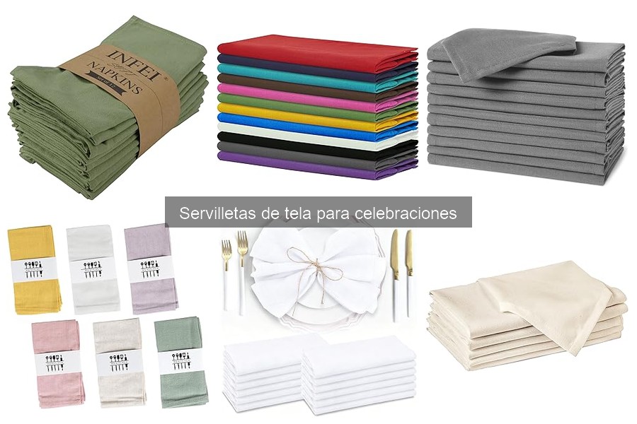 Problemas comunes al usar servilletas de tela en celebraciones