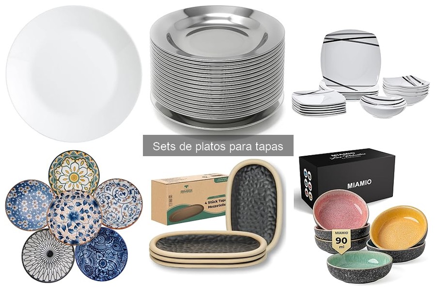 Problemas comunes al usar sets de platos para tapas