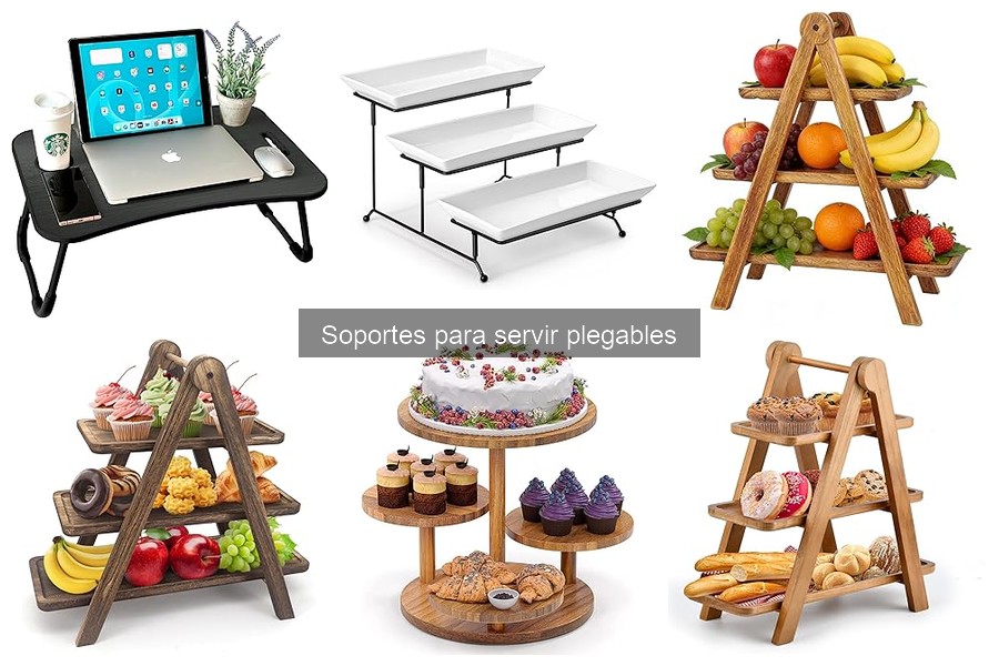 Problemas comunes al usar soportes para servir plegables