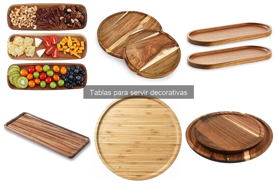 Problemas comunes al usar tablas decorativas para servir