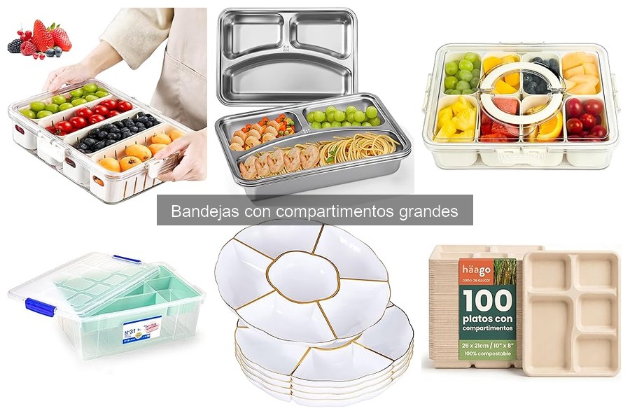 Problemas comunes con bandejas de compartimentos grandes y soluciones