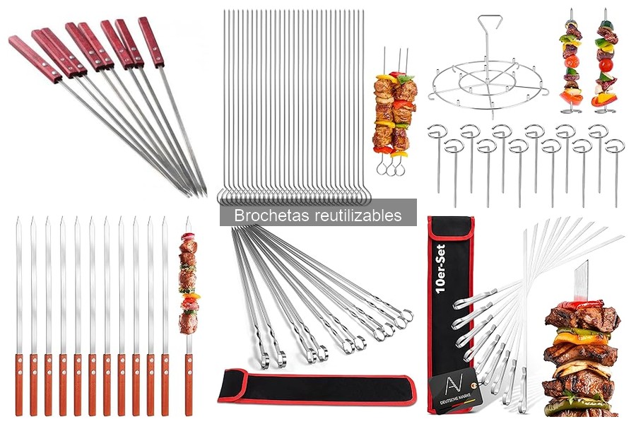 Problemas comunes con brochetas reutilizables y soluciones