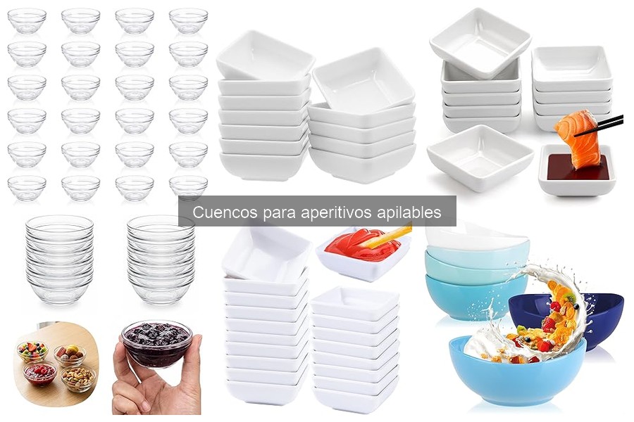 Problemas comunes con cuencos apilables para aperitivos