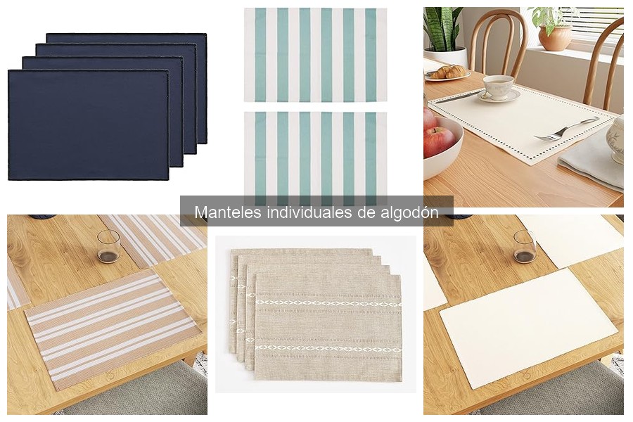 Problemas comunes con manteles individuales de algodón y soluciones