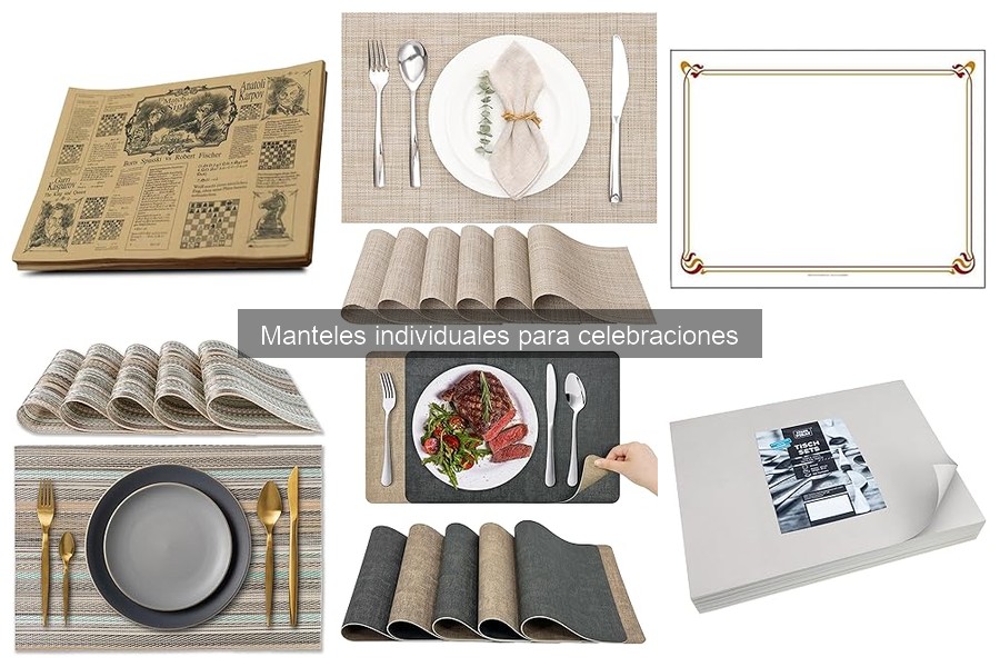 Problemas comunes con manteles individuales y soluciones