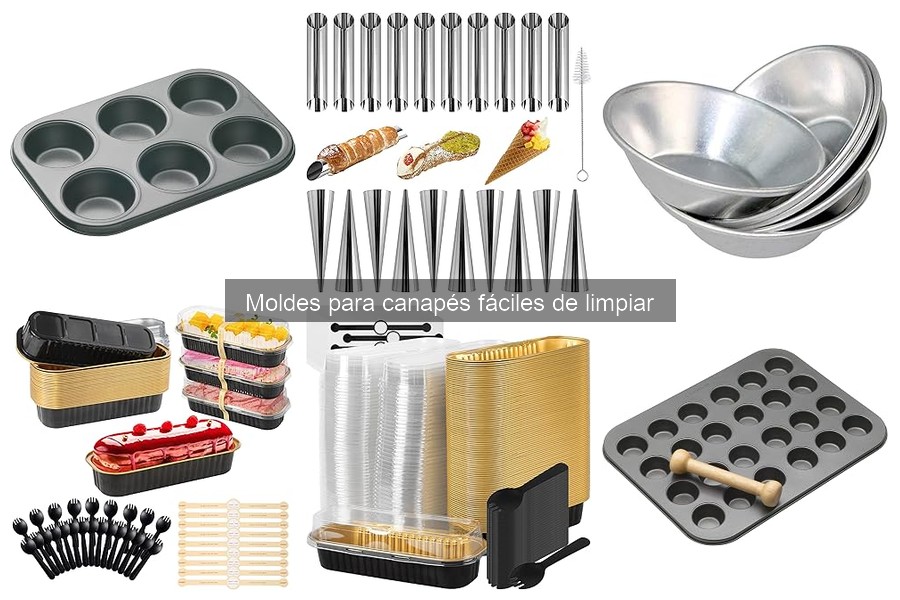 Problemas comunes con moldes para canapés y sus soluciones
