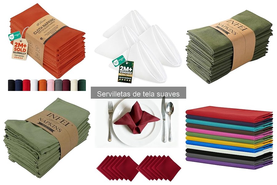 Problemas comunes con servilletas de tela suaves y soluciones