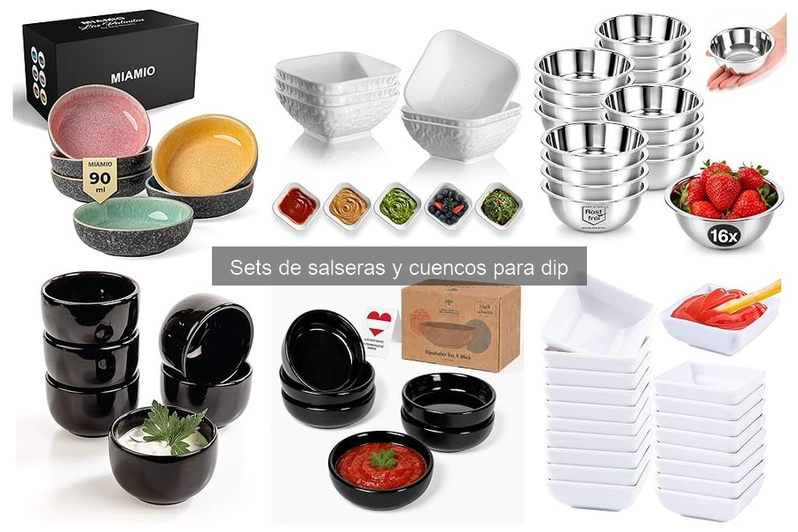 Problemas Comunes con Sets de Salseras y Cuencos para Dip