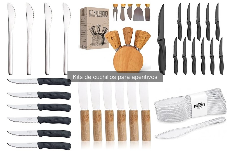 ¿Qué es un kit de cuchillos para aperitivos?