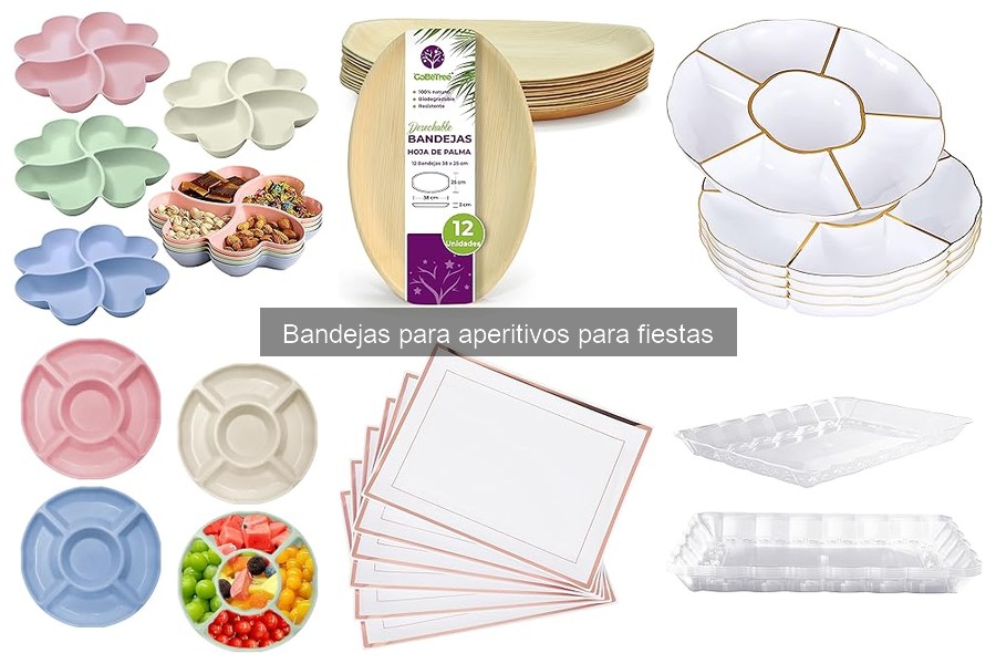 ¿Qué son las bandejas para aperitivos? Descubre sus funciones