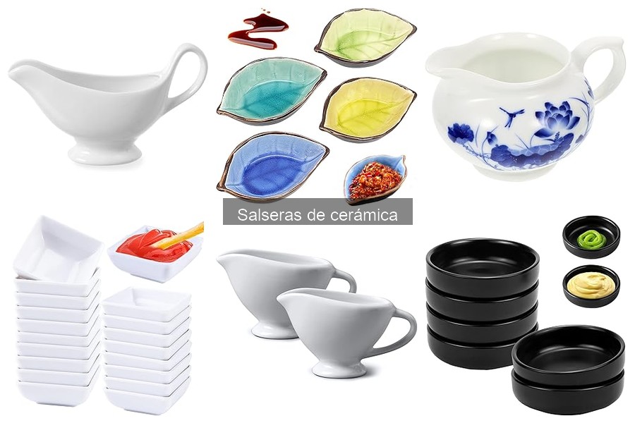 ¿Qué son las salseras de cerámica? Características y Usos