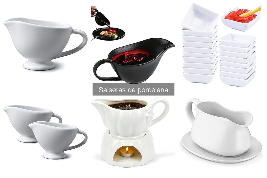 ¿Qué son las salseras de porcelana? Descubre sus características
