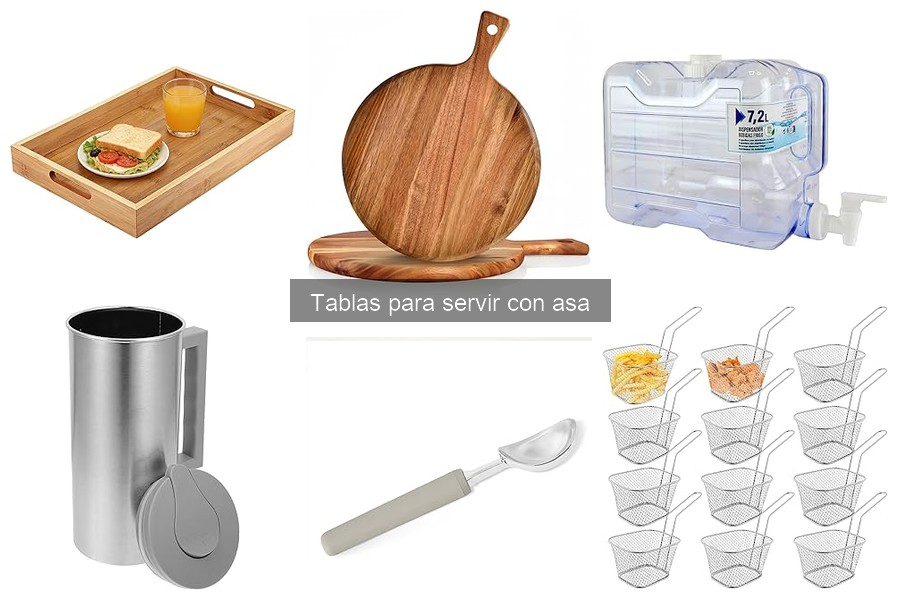 ¿Qué son las tablas para servir con asa? Características y beneficios