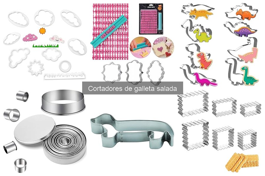 ¿Qué son los cortadores de galleta salada y su uso?