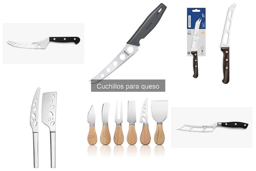 ¿Qué son los cuchillos para queso y cómo se utilizan?