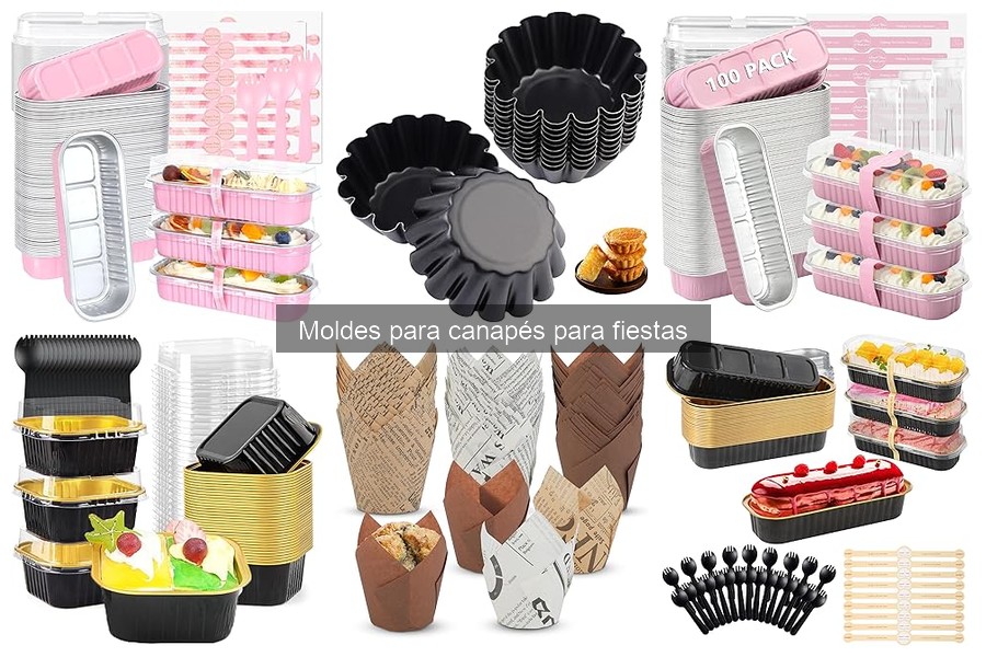 ¿Qué son los moldes para canapés? Descubre sus ventajas