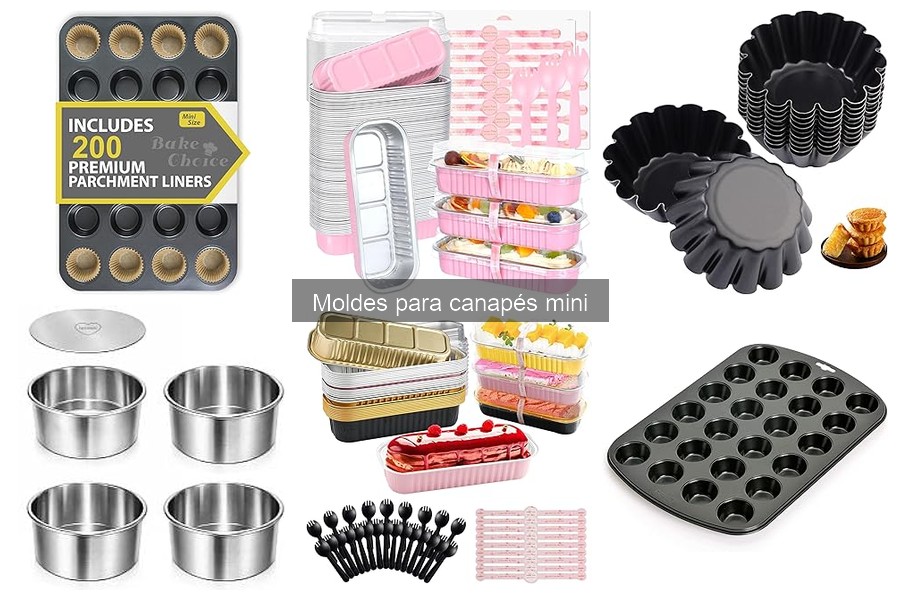 ¿Qué son los moldes para canapés mini? Descubre sus características