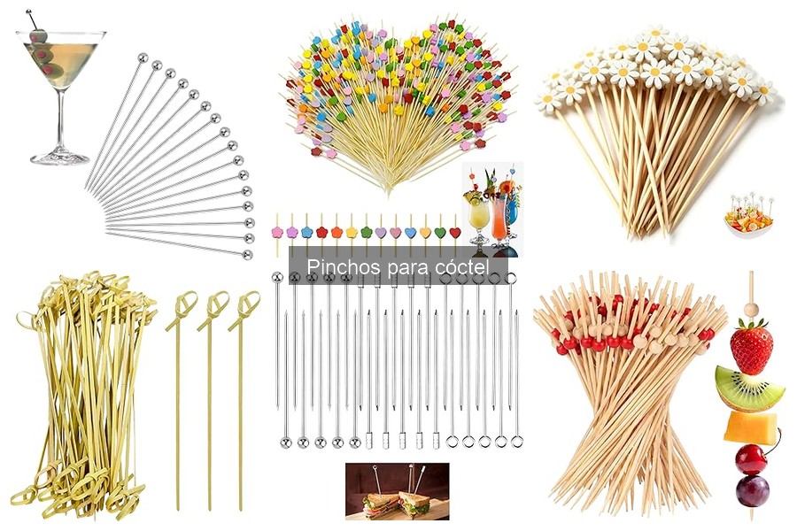¿Qué son los pinchos para cóctel? Descubre su historia