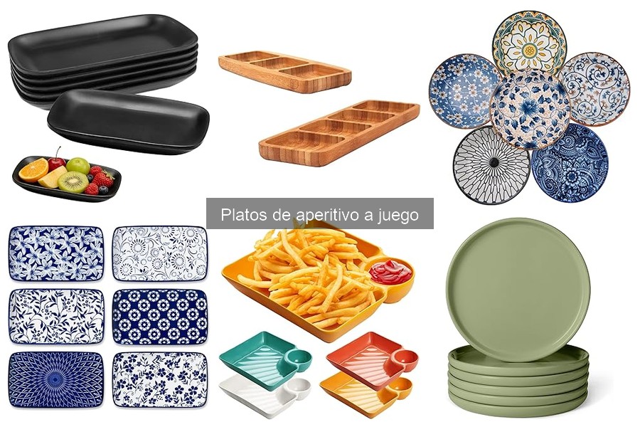 ¿Qué son los platos de aperitivo a juego? Descubre sus usos