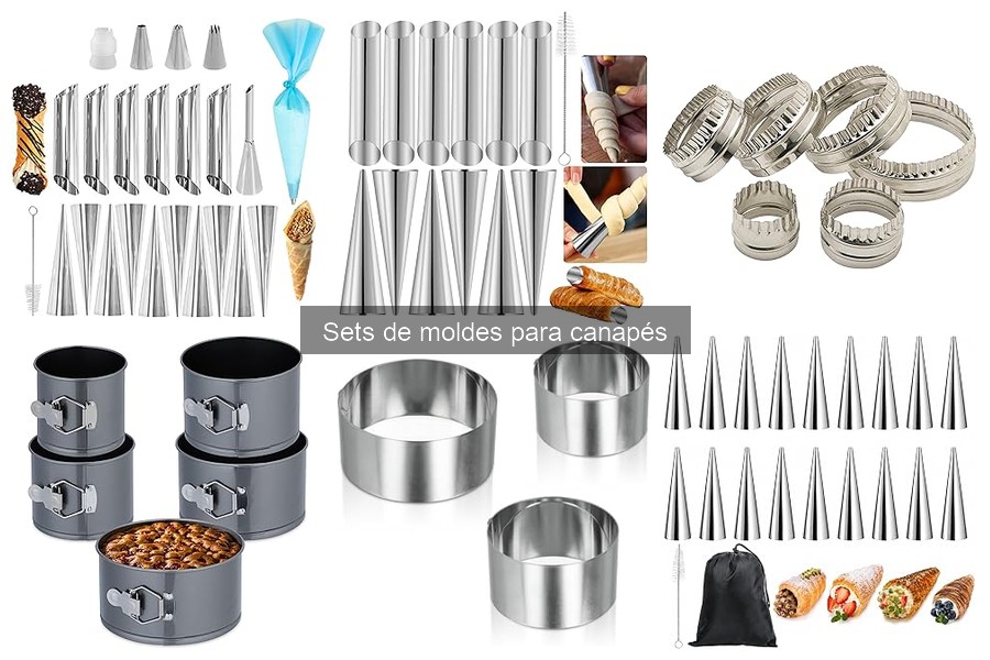 ¿Qué son los sets de moldes para canapés? Características y usos