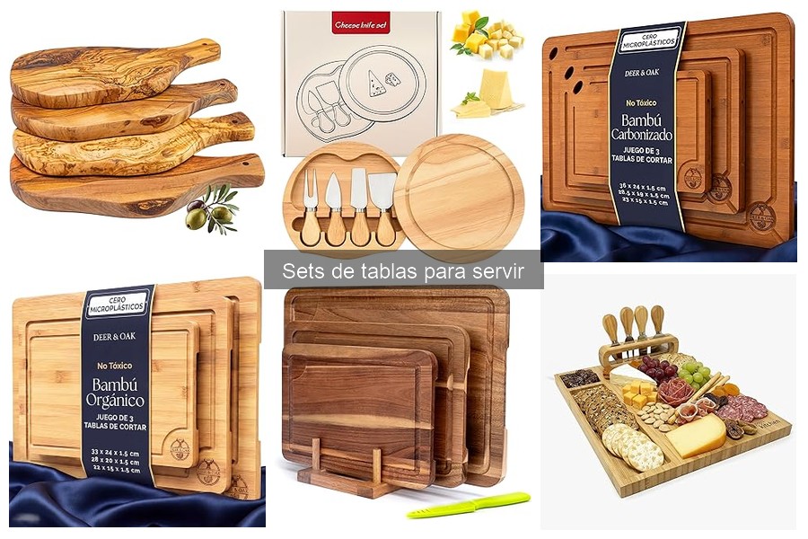 ¿Qué son los sets de tablas para servir? Guía completa