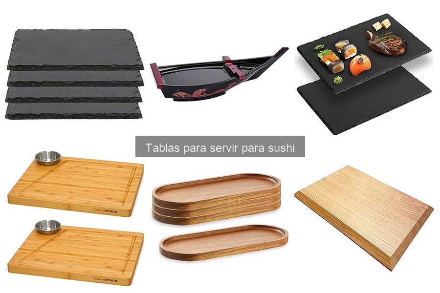 ¿Qué tabla usar para servir sushi en eventos y recepciones?