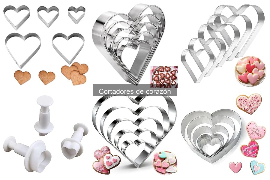 Recetas creativas con cortadores de corazón para aperitivos