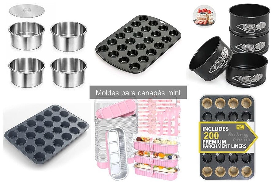Recetas Creativas con Moldes para Canapés Mini