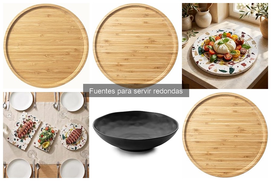 Recetas Creativas para Servir en Fuentes Redondas